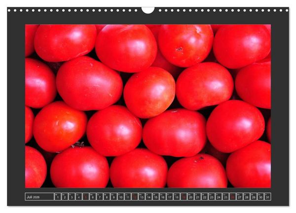 Produktbild: Obst + Gem&uuml;se (Wandkalender 2026 DIN A3 quer), CALVENDO Monatskalender