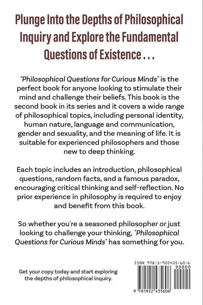 Produktbild: Philosophical Questions for Curious Minds
