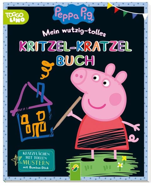 Produktbild: Peppa Pig Mein wutzig-tolles Kritzel-Kratzel-Buch
