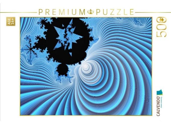 CALVENDO Puzzle Blaue Winterzeit | 500 Teile Lege-Größe 48 × 36 cm Foto-Puzzle für Erwachsene