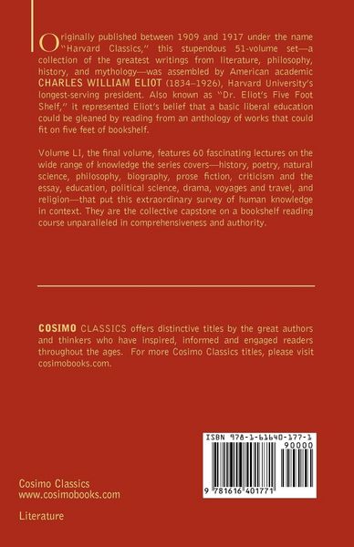 Produktbild: Lectures on the Classics from the Five Foot Shelf