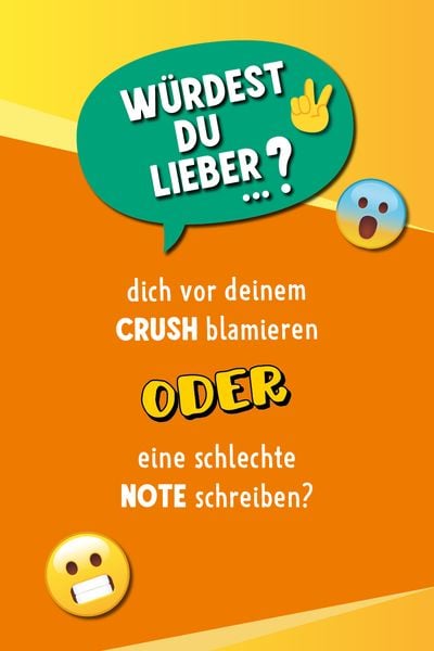 Produktbild: Kartenspiel: W&uuml;rdest du lieber ...? F&uuml;r Teens
