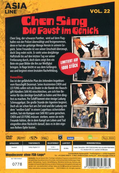 Produktbild: Asia Line Vol.22: Chen Sing &ndash; Die Faust im Genick