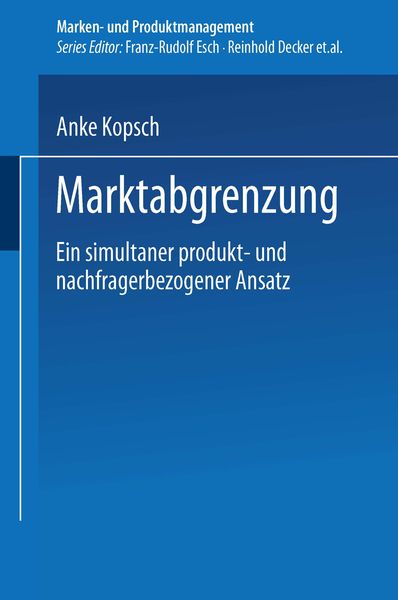 Produktbild: Marktabgrenzung