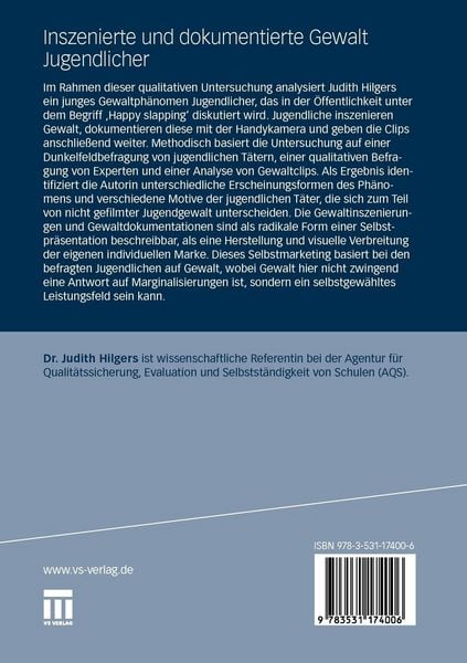 Produktbild: Inszenierte und dokumentierte Gewalt Jugendlicher