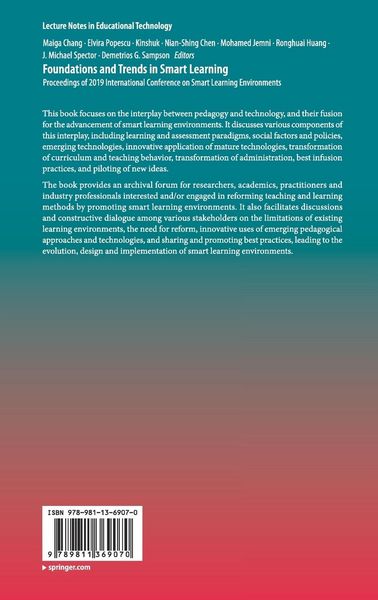 Produktbild: Foundations and Trends in Smart Learning