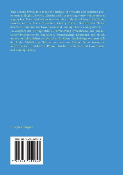 Produktbild: Contrastive Studies and Valency. Kontrastive Studien und Valenz