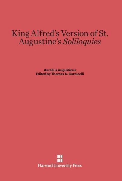 Produktbild: King Alfred's Version of St. Augustine's <i>Soliloquies</i>