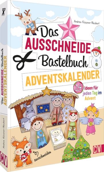 Produktbild: Das Ausschneide-Bastelbuch Adventskalender
