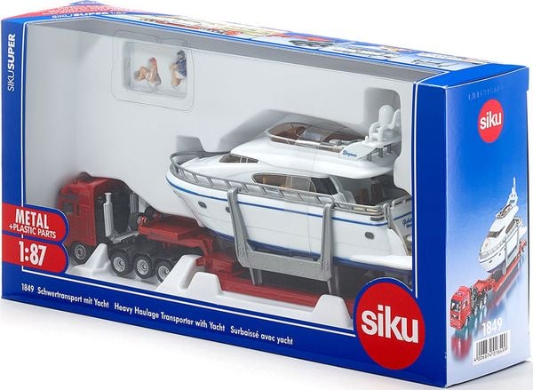 Siku 1849 Schwertransport mit Yacht