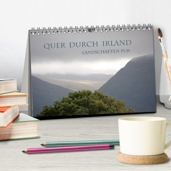 Produktbild: Quer durch Irland - Landschaften pur (Tischkalender 2026 DIN A5 quer), CALVENDO Monatskalender