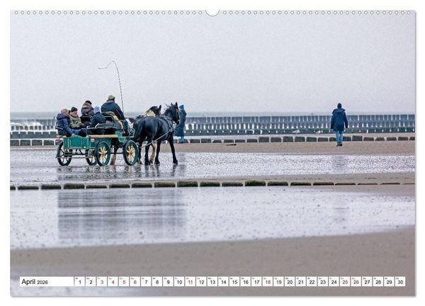Produktbild: Wintertage auf Norderney (Wandkalender 2026 DIN A2 quer), CALVENDO Monatskalender
