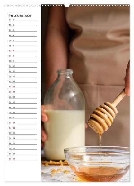 Produktbild: Naturheilmittel Honig - Kalender & Terminplaner (hochwertiger Premium Wandkalender 2026 DIN A2 hoch), Kunstdruck in Hochglanz