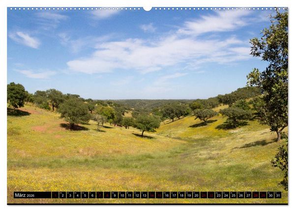Produktbild: Portugal Buntes Hinterland und farbige K&uuml;sten (hochwertiger Premium Wandkalender 2026 DIN A2 quer), Kunstdruck in Hochglanz