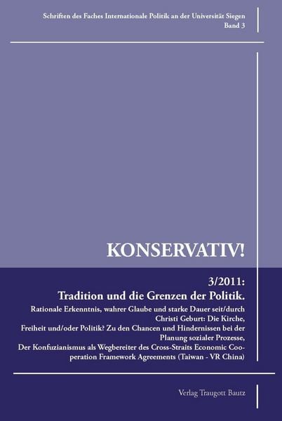 Produktbild: Tradition und die Grenzen der Politik