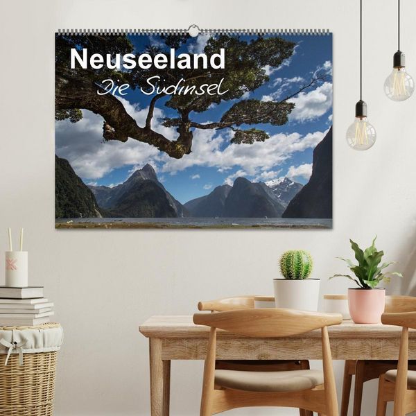 Produktbild: Neuseeland - Die S&uuml;dinsel (Wandkalender 2026 DIN A2 quer), CALVENDO Monatskalender