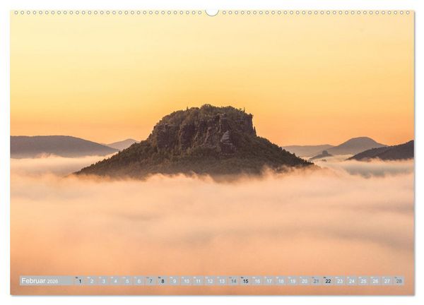 Produktbild: S&Auml;CHSISCHE SCHWEIZ - M&auml;rchenland an der Elbe (Wandkalender 2026 DIN A2 quer), CALVENDO Monatskalender