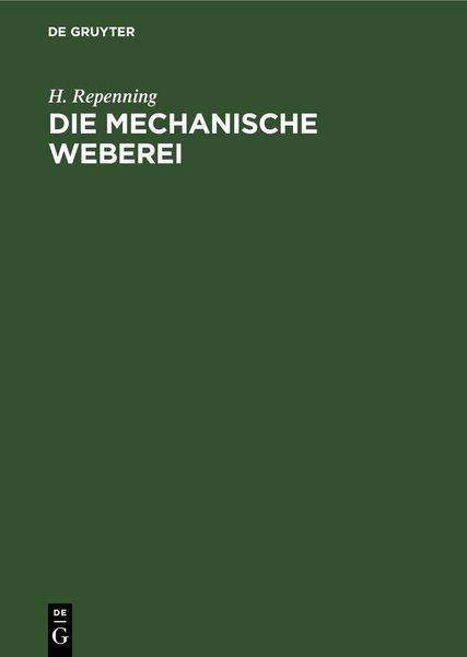 Produktbild: Die mechanische Weberei