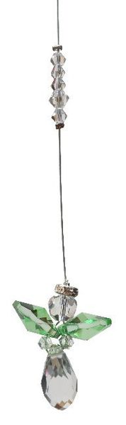 Produktbild: Suncatcher Engel, gr&uuml;n, 3 cm