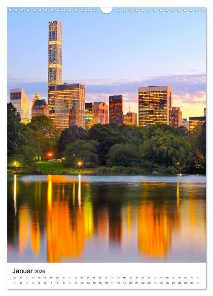 Produktbild: New Yorks architektonische Highlights (Wandkalender 2026 DIN A3 hoch), CALVENDO Monatskalender