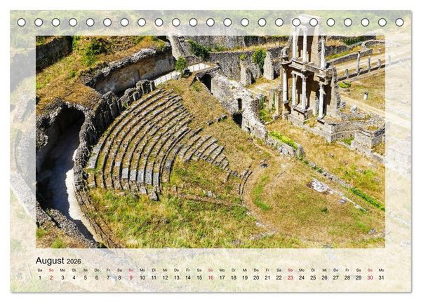 Produktbild: Volterra Perle der Toskana (Tischkalender 2026 DIN A5 quer), CALVENDO Monatskalender