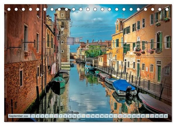 Produktbild: Venedig - sehr privat (Tischkalender 2026 DIN A5 quer), CALVENDO Monatskalender
