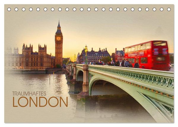 Produktbild: Traumhaftes London (Tischkalender 2026 DIN A5 quer), CALVENDO Monatskalender