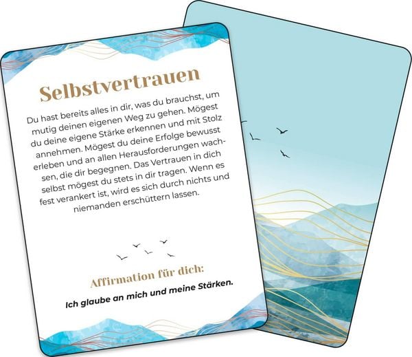Produktbild: Affirmationskarten: Segensw&uuml;nsche f&uuml;r deinen Weg