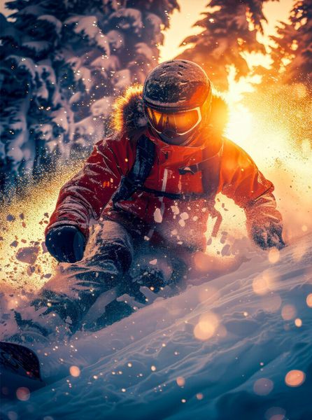 Produktbild: CALVENDO Puzzle Spa&szlig; im Pulverschnee | 2000 Teile Lege-Gr&ouml;&szlig;e 90x67cm Foto-Puzzle f&uuml;r gl&uuml;ckliche Stunden