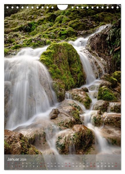Produktbild: Bad Urach Wasserf&auml;lle (Wandkalender 2026 DIN A4 hoch), CALVENDO Monatskalender