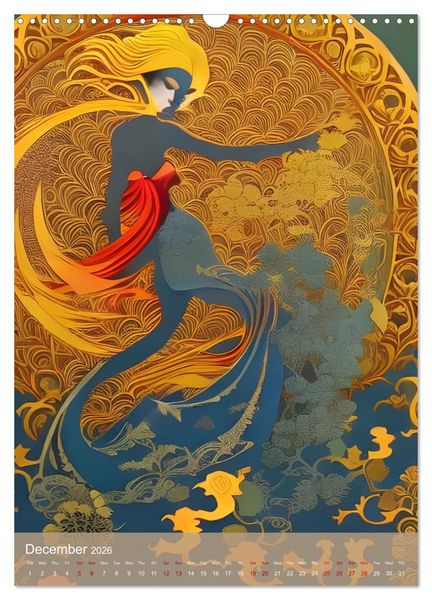 Produktbild: Hidden Beauty (Wall Calendar 2026 DIN A3 portrait), CALVENDO 12 Month Wall Calendar
