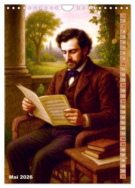 Produktbild: Giuseppe Verdi (Wandkalender 2026 DIN A4 hoch), CALVENDO Monatskalender