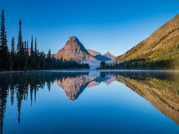 Produktbild: CALVENDO Puzzle Two Medicine Lake mit Sinopah Mountain | 1000 Teile Lege-Gr&ouml;&szlig;e 64x48cm Foto-Puzzle f&uuml;r gl&uuml;ckliche Stunden