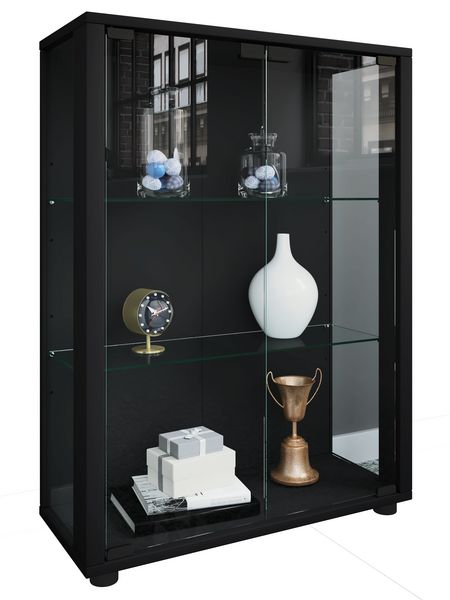 Produktbild: Holz Glas Stand Vitrine Sammelvitrine Sintalo