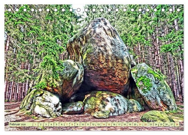 Produktbild: Verwunschene Waldtr&auml;ume: Ein Kalender voller Magie (Tischkalender 2026 DIN A5 quer), CALVENDO Monatskalender