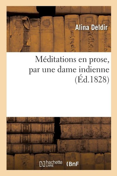 Produktbild: M&eacute;ditations en prose, par une dame indienne