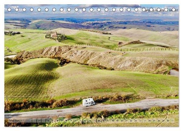 Produktbild: Mit dem Wohnmobil durch Italien (Tischkalender 2026 DIN A5 quer), CALVENDO Monatskalender