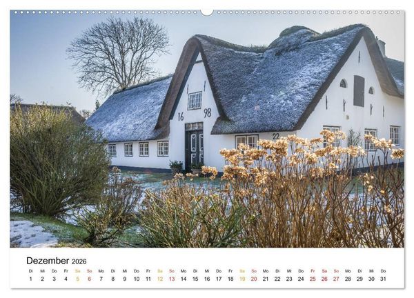Produktbild: Sylter Friesenh&auml;user (Wandkalender 2026 DIN A2 quer), CALVENDO Monatskalender