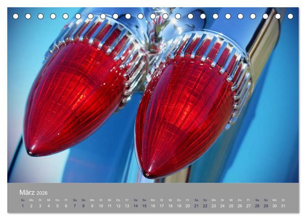 Produktbild: US-Strassenkreuzer (Tischkalender 2026 DIN A5 quer), CALVENDO Monatskalender