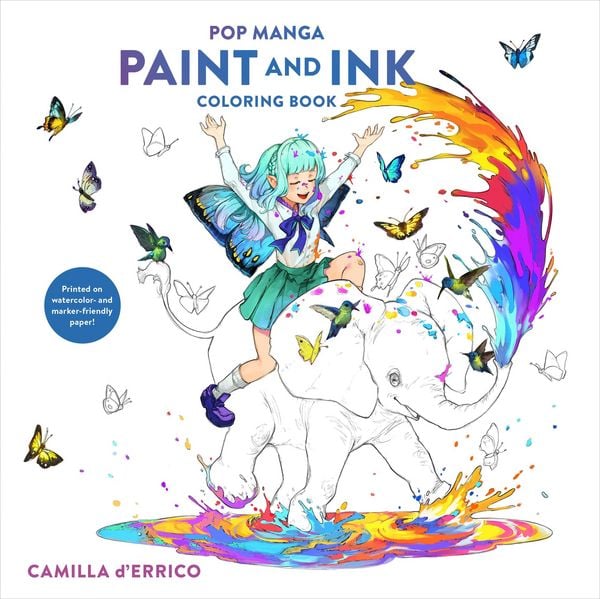 Produktbild: Pop Manga Paint and Ink Coloring Book