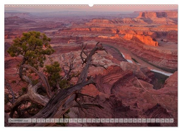Produktbild: CANYONLAND USA Christian Heeb / UK Version (High Quality Premium Wall Calendar 2026 DIN A2 landscape),CALVENDO 12 Month Wall Calendar