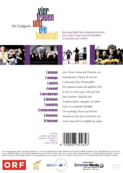 Produktbild: Vier Frauen und ein Todesfall - Staffel 1 [2 DVDs]