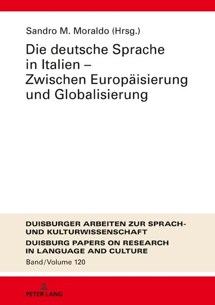 Produktbild: Die deutsche Sprache in Italien &ndash; Zwischen Europ&auml;isierung und Globalisierung