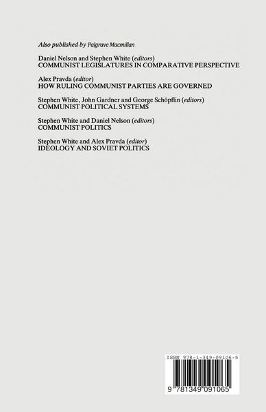 Produktbild: Elite-Mass Relations in Communist Systems