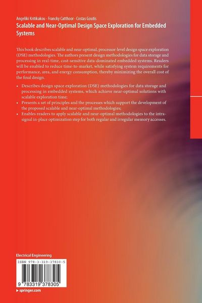 Produktbild: Scalable and Near-Optimal Design Space Exploration for Embedded Systems