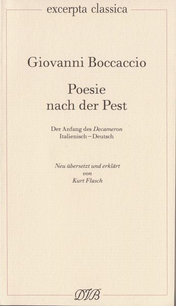 Produktbild: Poesie nach der Pest. Der Anfang des Decameron. Ital. /Dt. / Poesie nach der Pest. Der Anfang des Decameron. Ital. /Dt.