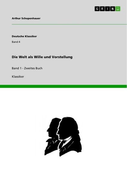 Produktbild: Die Welt als Wille und Vorstellung
