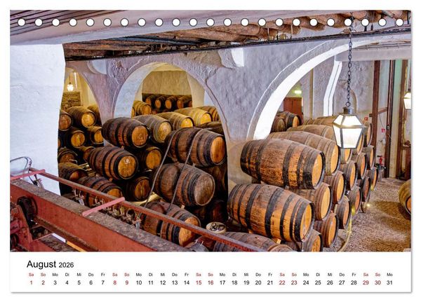 Produktbild: Porto und Gaia - Ausblicke und Einsichten (Tischkalender 2026 DIN A5 quer), CALVENDO Monatskalender