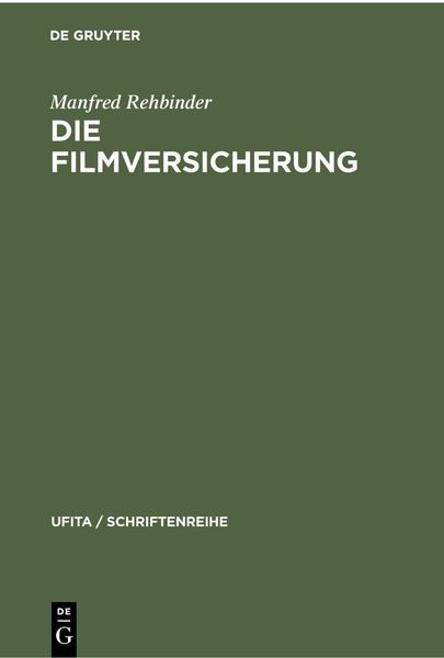 Produktbild: Die Filmversicherung