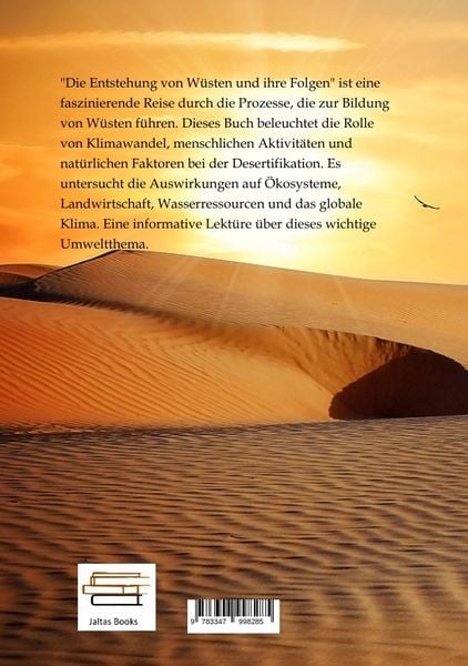 Produktbild: Die Entstehung von W&uuml;sten und ihre Folgen